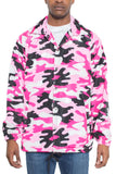Men's Graphic Camouflage Coach Jacket | Zarnesh