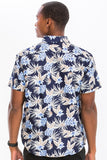 Men's Hawaiian Tropical Floral Print Shirt | Zarnesh