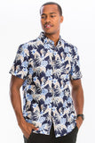 Men's Hawaiian Tropical Floral Print Shirt | Zarnesh