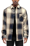 Men Flannel Shirt Jacket Shacket | Zarnesh