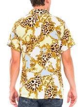 Men's Leopard Cheetah Print Button Down Shirt | Zarnesh