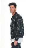 Men's Lightning Bomber Windbreaker Bomber Jacket | Zarnesh