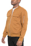 Men's Lightweight Cotton Chest Pockets Zip Up Jacket | Zarnesh