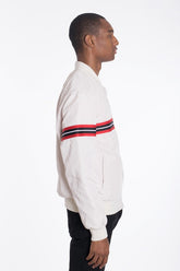 Men's Long Sleeve Woven Taped Bomber Jacket | Zarnesh