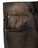 Men's Loose Fit Baggy Washed Denim Long Shorts | Zarnesh