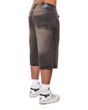 Men's Loose Fit Baggy Washed Denim Long Shorts | Zarnesh