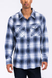 Men's Lumberjack Flannel Plaid Long Sleeve Shirt | Zarnesh