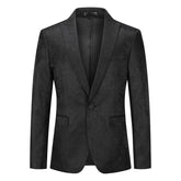 Men’s Paisley Print Tuxedo Jacket Slim Fit Formal Blazer Jacket | Zarnesh