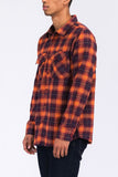 Men’s Plaid Flannel Long Sleeve Casual Workwear Shirt | Zarnesh