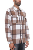 Men's Plaid Flannel Shirt Shacket | Zarnesh