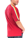 Men's Rainbow Tape Short Sleeve T-shirt | Zarnesh