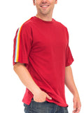 Men's Rainbow Tape Short Sleeve T-shirt | Zarnesh