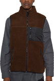 Men's Sherpa Fleece Zip Up Vest Jacket | Zarnesh