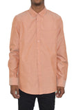 Men's Solid Long Sleeve Button Down Shirt | Zarnesh