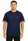 Men’s Sporty Tee Short Sleeve Mesh T-Shirt | Zarnesh