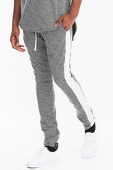 Men's Stripe Athletic Track Jogger Pants | Zarnesh
