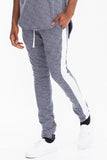 Men's Stripe Athletic Track Jogger Pants | Zarnesh