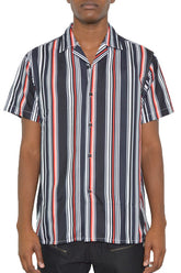 Men’s Striped Short Sleeves Button Down Shirts | Zarnesh