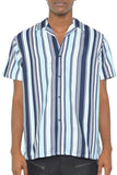 Men’s Striped Short Sleeves Button Down Shirts | Zarnesh