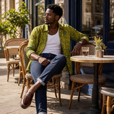 Men's Udaipur Bandhani Tie Dye Shirt | Zarnesh