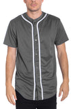 Men's Uniform Baseball Jersey Button Down Shirts Active Team Sports | Zarnesh