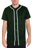 Men's Uniform Baseball Jersey Button Down Shirts Active Team Sports | Zarnesh