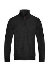 Men's Weiv Knit Quarter Zip Sweater | Zarnesh