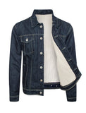 Men's Winter Sherpa Lined Denim Jacket | Zarnesh