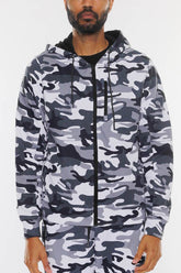 Men's camouflage Zip-Up Camo Jacket | Zarnesh