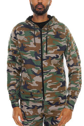 Men's camouflage Zip-Up Camo Jacket | Zarnesh