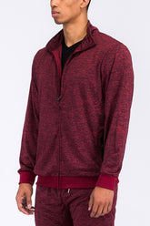 Men Marbled Track Jacket | Zarnesh