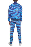 Mens Print Full Zip Track Suit Set | Zarnesh