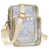 Multi Compartment Transparent Crossbody Bag | Zarnesh