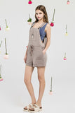 Women’s Stroll Adjustable Strap Sleeveless Pocketed Overall Romper | Zarnesh