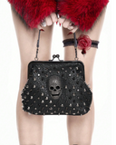 Women Skull Studded Shoulder Hand Strap Shoulder Bag | Zarnesh