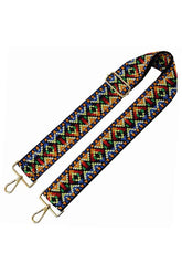 Tribal Pattern 2 Inch Wide Guitar Strap | Zarnesh
