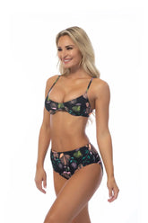 Tropical Floral Underwire Bikini Set | Zarnesh