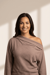 Waffle Knit Off The Shoulder Asymmetric Top | Zarnesh