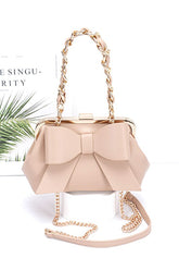 Women Bow Tie Top Handle Convertible Swing Bag Zarnesh