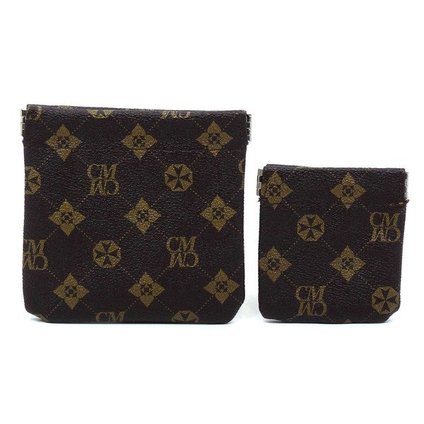 Women CM Monogram Spring Zip 2-in-1 Coin Purse | Zarnesh