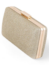Women Compact Stylish Glittered Box Clutch Zarnesh