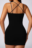 Women Corseted Suspender Flexible Fit Wrap Hip Bodycon Dresses Zarnesh