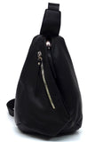 Women Faux Vegan Adjustable Shoulder Strap Sling Bag Backpack Zarnesh