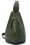 Women Faux Vegan Adjustable Shoulder Strap Sling Bag Backpack Zarnesh