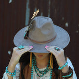 Women's Handmade Chunky Turquoise Beads Bracelet | Zarnesh