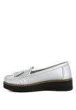 Women Larana Metallic Tassel Detail Loafers Zarnesh