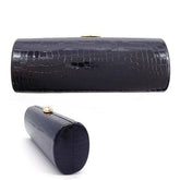 Women Lightweight Textured PU Leather Long Cylinder Clutch Bag Zarnesh