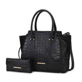 Women MKF Croc Embossed Handbag with Wallets| Zarnesh