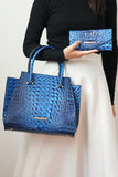 Women MKF Croc Embossed Handbag with Wallets| Zarnesh