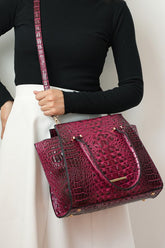 Women MKF Croc Embossed Handbag with Wallets| Zarnesh